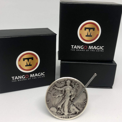Replica Walking Liberty Magnetic Coin (Gimmicks and Online Instructions) by Tango - Trick
